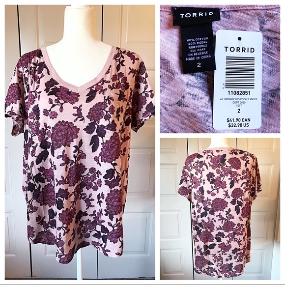 torrid Tops - Torrid Floral Top 2X
